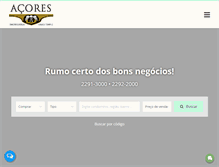 Tablet Screenshot of acoresimoveis.com
